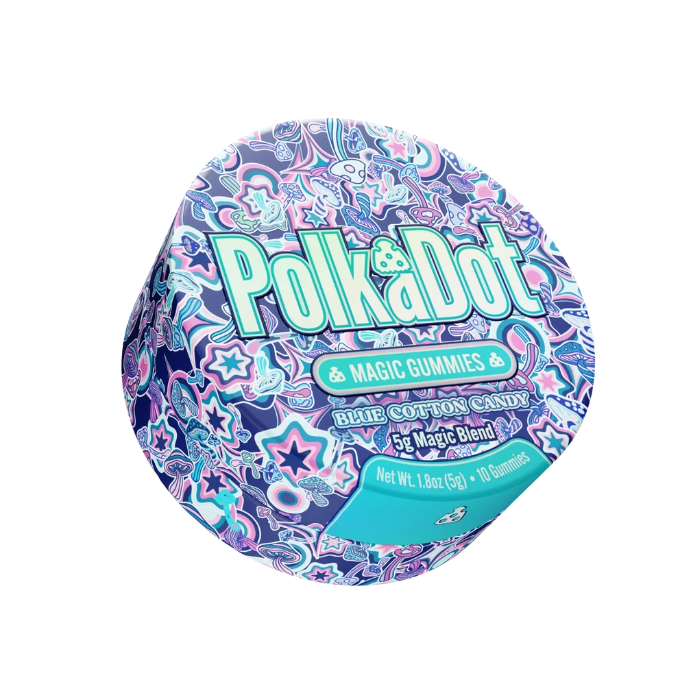 Blue Cotton Candy Gummies (Tin)