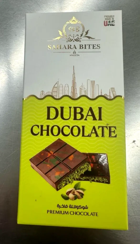 Dubai Mushroom Chocolate Bar (Pistachio & Kunafa)